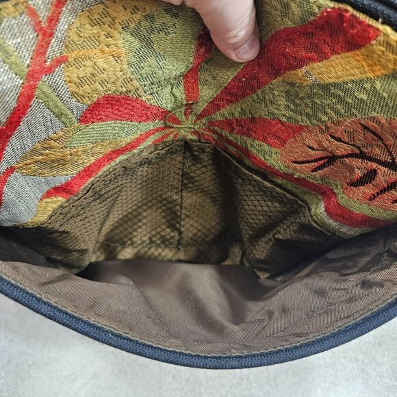 Danny K. Tapestry Crossbody‎ Bag Multicolor Adjustable Strap Zipper Compartments - Picture 11 of 16